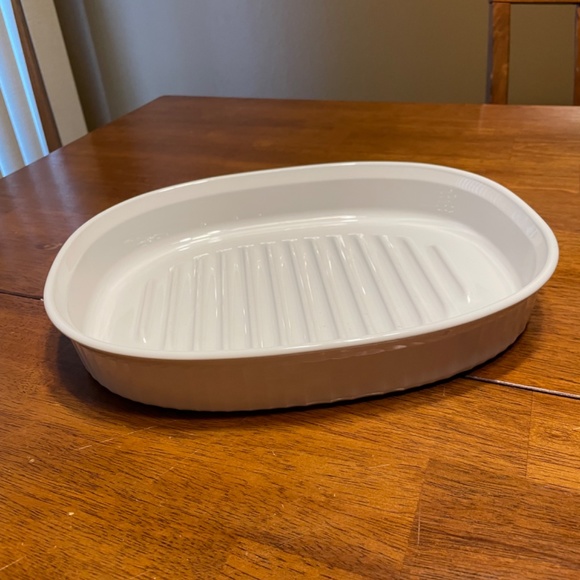 Corningware Kitchen Corningware French White Mc4b Oblong Roast Pan